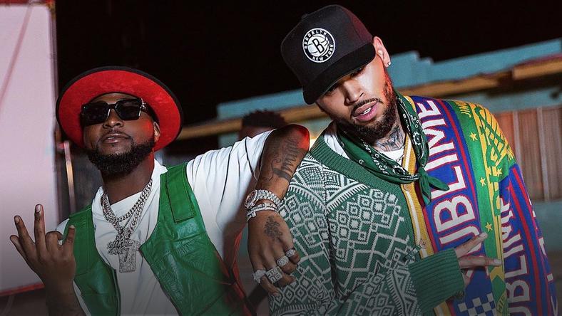 Chris Brown and Davido Perform Together